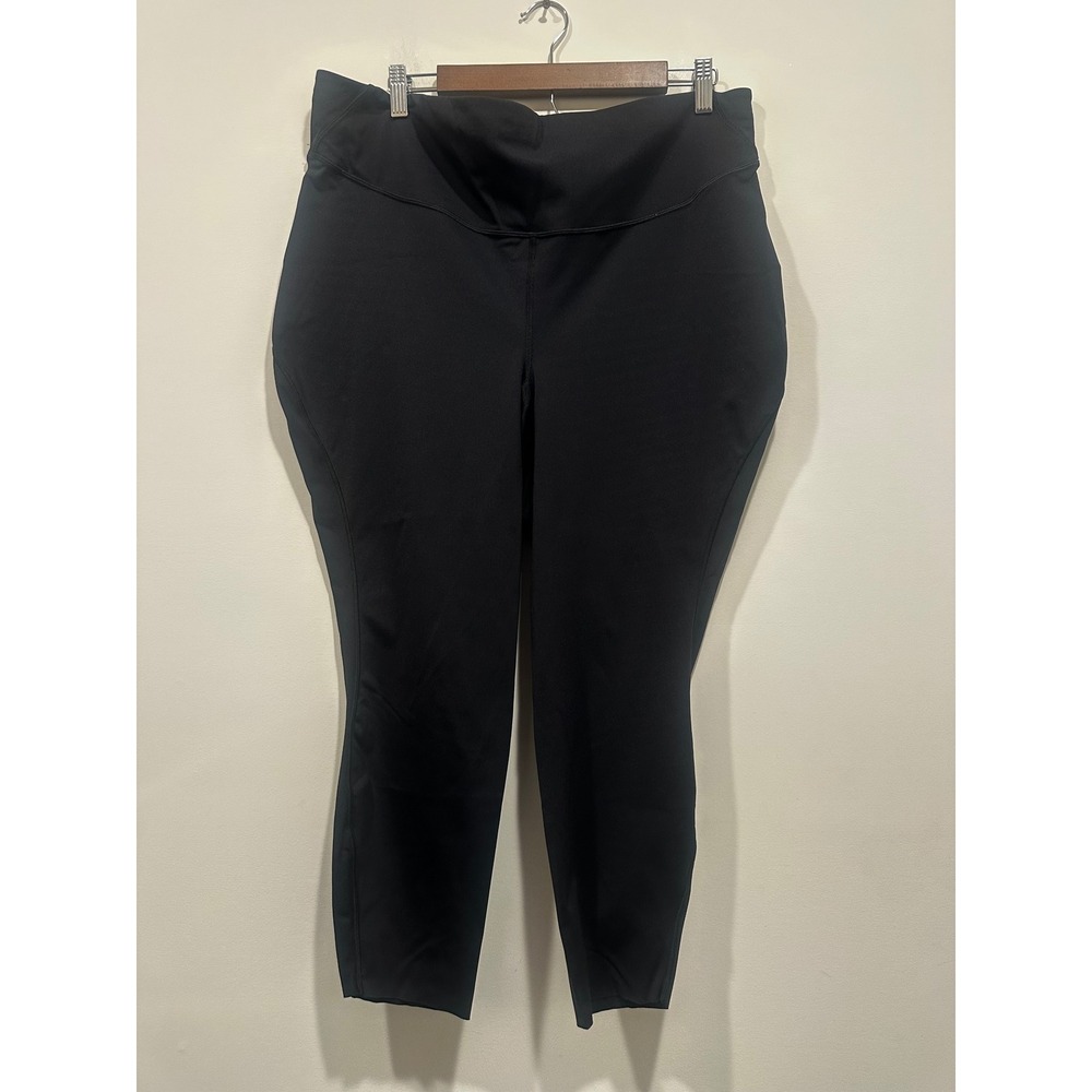 Lululemon Invigorate High-Rise Crop 23 Black Everlux Leggings Size 20